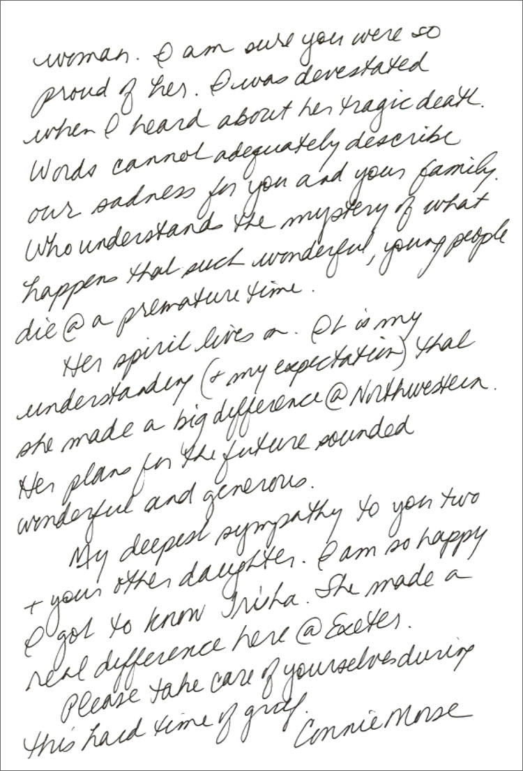 Card from Connie Morse